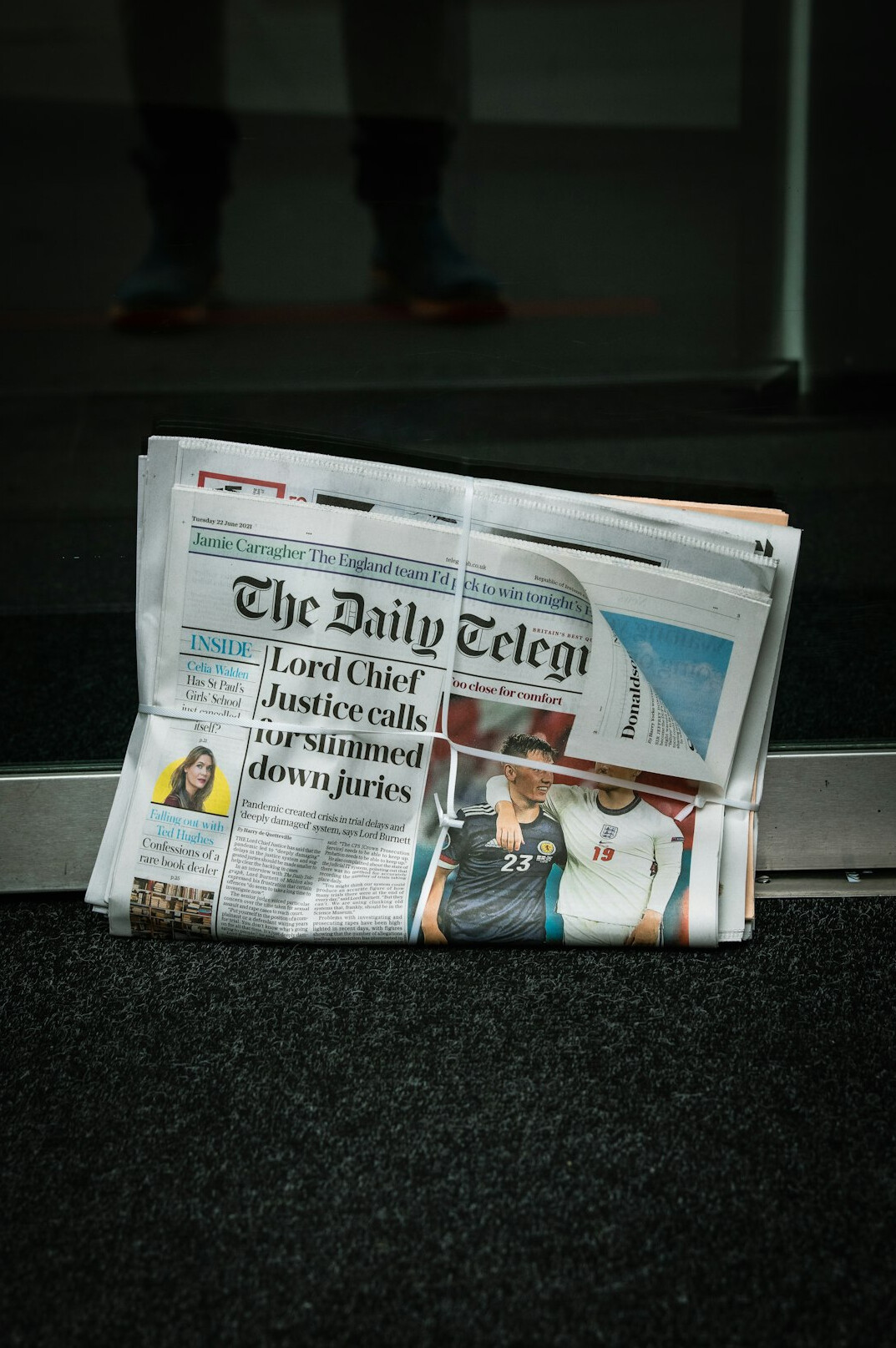 newspaper headlines